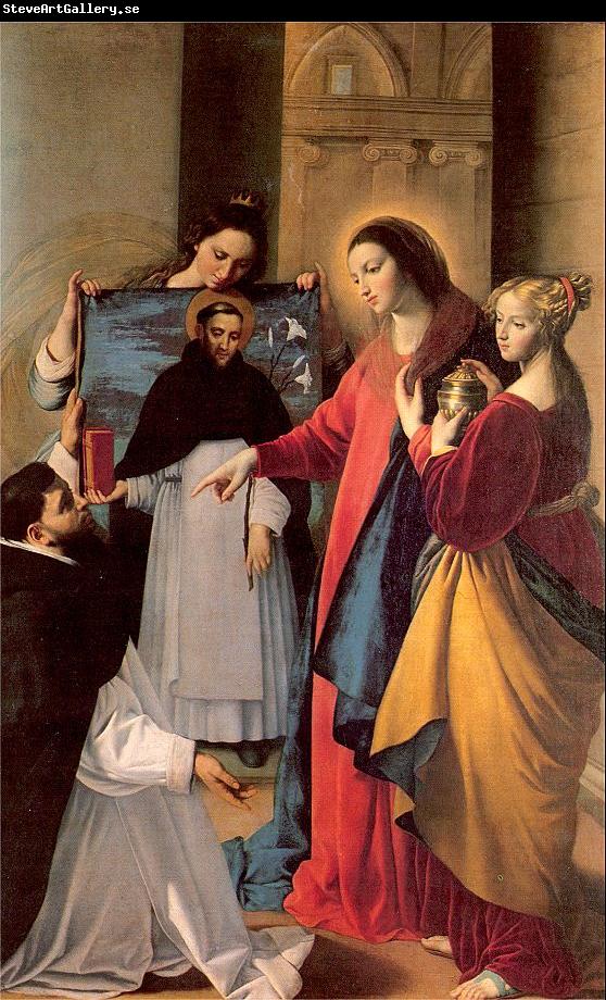 Maino, Juan Bautista del The Virgin Appears to a Dominican Monk in Seriano